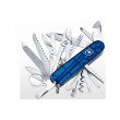 Нож складной Victorinox SwissChamp 1.6795.T2 (91 мм, полупрозрачный синий) - фото № 1