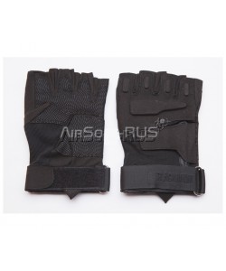 Перчатки с обрезанными пальцами Blackhawk Black