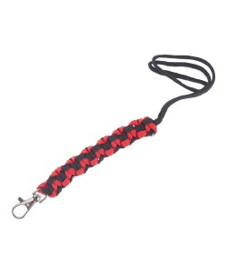 Темляк с карабином Geoline Survival Red&black