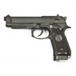 Страйкбольный пистолет KJW Beretta M9A1 CO₂ GBB Black - фото № 2