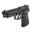 Страйкбольный пистолет KJW Beretta M9A1 CO₂ GBB Black - фото № 14