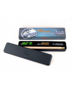 Набор для чистки ShotTime, калибр 12, деревянный шомпол +3 ерша, пластик. пенал