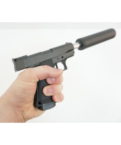 Страйкбольный пистолет Galaxy G.10A (Colt 1911 mini) с глушителем