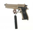 Страйкбольный пистолет Cyma Beretta M92 AEP Tan (CM.126TN) - фото № 4