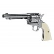 Пневматический револьвер Umarex Colt SAA 45 Pellet Nickel (5,5”) - фото № 8