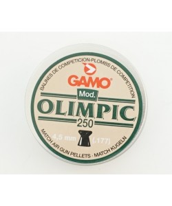 Пули для пневматики Gamo Olimpic 4,5 мм, 0,49 г (250 штук)