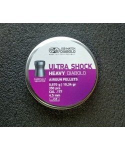 Пули JSB Ultra Shock Heavy Diabolo 4,5 мм, 0,67 г (350 штук)