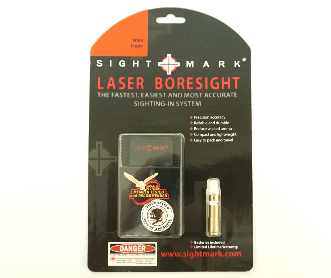 Лазерный патрон Sightmark для пристрелки на 9 мм Luger (SM39015)