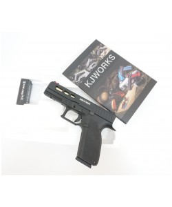 Страйкбольный пистолет KJW KP-13C CZ Custom CO₂ GBB Black