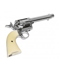 Пневматический револьвер Umarex Colt SAA 45 Pellet Nickel (5,5”)