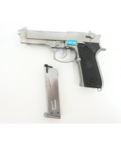 Страйкбольный пистолет WE Beretta M92 GBB Chrome (WE-M002)