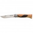 Нож складной Opinel Tradition Luxury №08 Chaperon, 8,5 см, нерж. сталь, африканское дерево - фото № 4