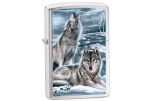 Зажигалка Zippo 28002 Howling Wolves by Mazzi