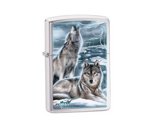 Зажигалка Zippo 28002 Howling Wolves by Mazzi