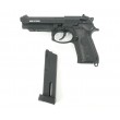 Страйкбольный пистолет KJW Beretta M9A1 CO₂ GBB Black - фото № 4