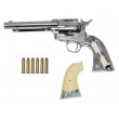 Пневматический револьвер Umarex Colt SAA 45 Pellet Nickel (5,5”) - фото № 4
