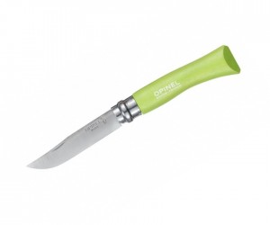 Нож складной Opinel Tradition Colored №07, 8 см, нерж. сталь, рукоять граб, зеленый