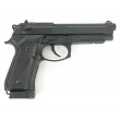 Страйкбольный пистолет KJW Beretta M9A1 CO₂ GBB Black - фото № 5