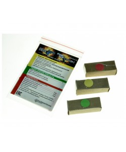 Минифейерверк цветного огня: красный, желтый, зеленый (9 штук)