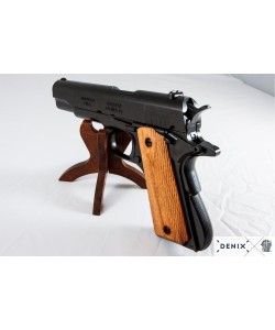 Макет пистолет Colt M1911A1 .45, светлое дерево (США, 1911 г.) DE-8312