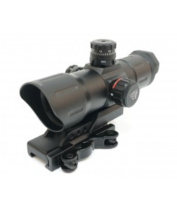 Коллиматорный прицел Leapers 1x38 закрытый на Weaver, 4MOA (SCP-TDSDQ)