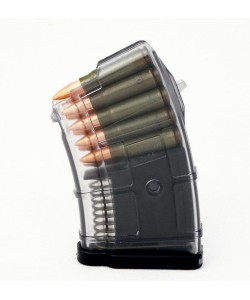 Магазин Pufgun на ВПО-133/Сайга-МК/М (без сухаря) 7,62x39, 10 патронов, полимер (прозрачный)