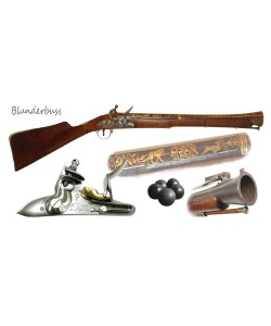 Макет мушкетон пиратский, серый (Англия, XVIII век) DE-1094-G