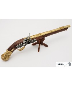 Макет пистолет кремневый, под дерево (Германия, XVII век) DE-1314