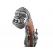 Макет пистолет кремневый, никель (Италия, XVIII век) DE-1104-G - фото № 6