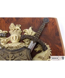 Панно, 2 мини-меча (Ричарда Львиное Сердце и Тамплиера), кираса, DE-518