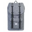 Рюкзак Herschel Little America Backpack 17L, серый с каучуковыми пряжками - фото № 10