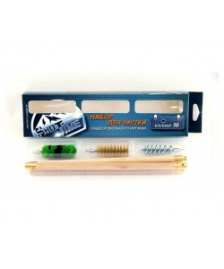 Набор для чистки ShotTime, калибр 16, деревянный шомпол +3 ерша