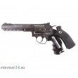 Пневматический револьвер Gletcher SW R6, пулевой (6”) - фото № 4