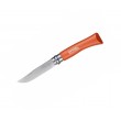 Нож складной Opinel Tradition Colored №07, 8 см, нерж. сталь, рукоять граб, оранжевый - фото № 1