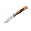 Нож складной Opinel Tradition Luxury №08 Chaperon, 8,5 см, нерж. сталь, африканское дерево - фото № 1