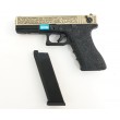 Страйкбольный пистолет WE Glock-18 Gen.3 Bronze, с гравировкой (WE-G002BOX-BR) - фото № 5