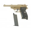Страйкбольный пистолет Galaxy G.21D (Walther P38) песочный - фото № 4