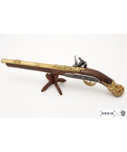 Макет пистолет кремневый, под дерево (Германия, XVII век) DE-1314