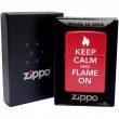 Зажигалка Zippo 28671 Keep Calm & Flame On