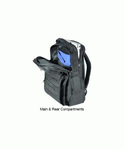 Рюкзак тактический UTG Black, внешние карманы, 43x30,5x16,5 см (PVC-P368B)