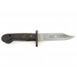 ММГ штык-нож ШНС-001-01 (АКМ), коричн. рукоятка с резин. накладкой - фото № 2