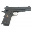 Страйкбольный пистолет KJW KP-07 Colt M1911 M.E.U. CO₂ GBB Black - фото № 2