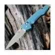 Нож полуавтоматический Benchmade 477-1 Emissary Aqua (синяя рукоять) - фото № 4