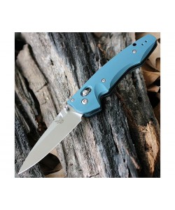 Нож полуавтоматический Benchmade 477-1 Emissary Aqua (синяя рукоять)