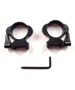 Кольца 30 мм Patriot BH-RS34, быстросъемные на Weaver (флажковые, стальные, высокие)