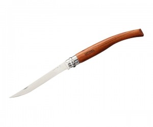 Нож складной Opinel Slim №12, филейный, 12 см, нерж. сталь, рукоять падук