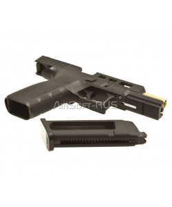 Страйкбольный пистолет KJW KP-13C CZ Custom CO₂ GBB Black