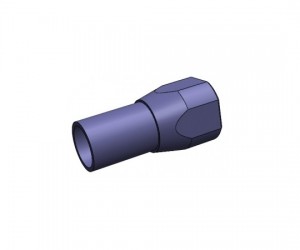 Переходник-удлинитель ”Дудка-12/1” с сужением 1 мм., для установки дульных устройств