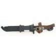 ММГ штык-нож ШНС-001-01 (АКМ), коричн. рукоятка с резин. накладкой - фото № 3