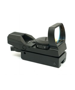 Коллиматорный прицел Patriot 1x22x33 на «ласточкин хвост», красный, 4 марки